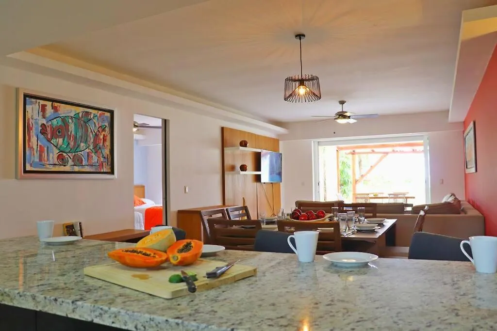 Apartamento Hermoso Depa Frente Al Oceano Puerto Morelos México